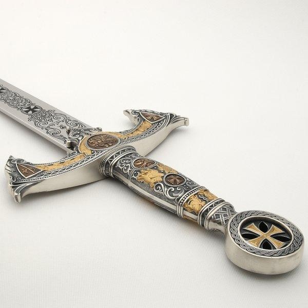 Knights Templar Sword (Silver)