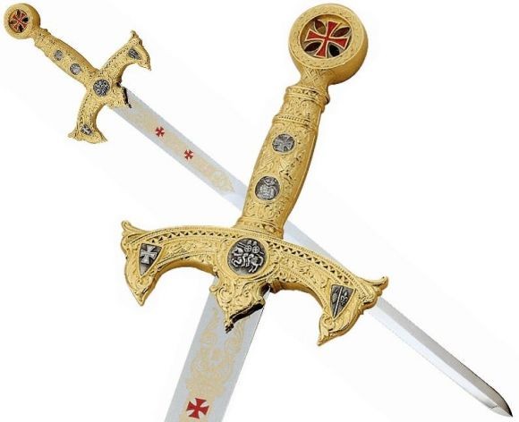 Knights Templar Sword (Gold)