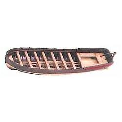 Cast Metal & Wood Longboat 2-3/4" (70mm)