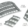 Victory Side Decoration Slanting Left Bronze 75mm