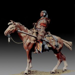 Native American Guide on Horseback