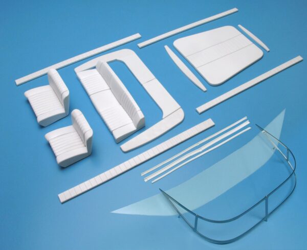 Italian Aquarama upholstery and Windshield kit