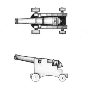 Cannons with Carriage 30mm