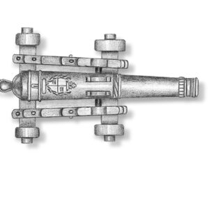 Decorated Guns Metal Carriage 30mm