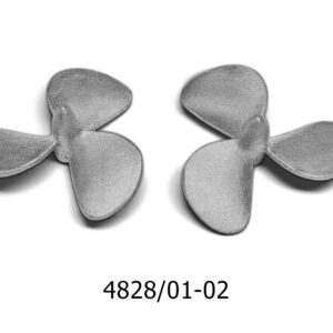 Metal 3 blade propellers for static models Left 12mm