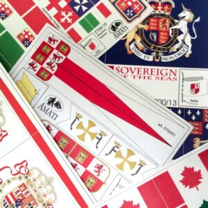 Sovereign of the Seas Flag Set