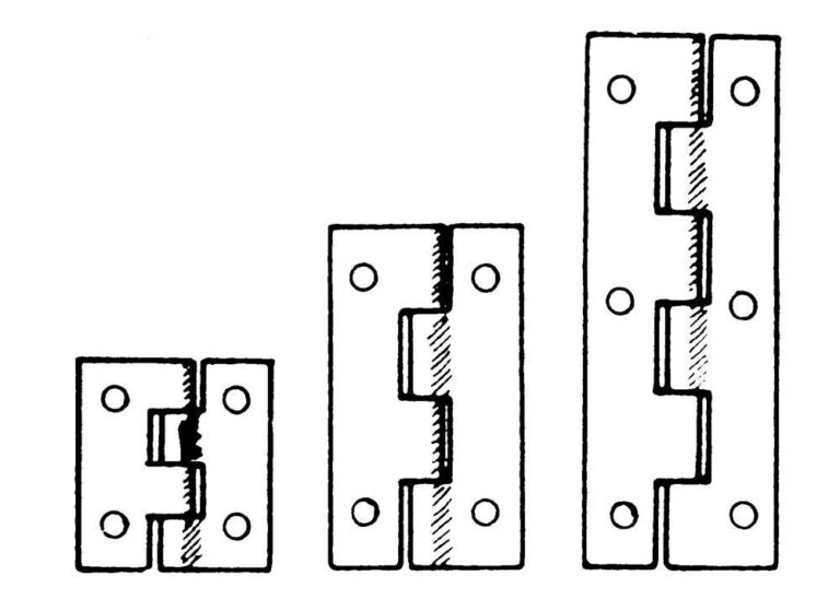 Working Hinges 25x10mm
