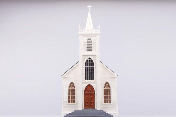 Saint Teresa of Avila, Church at Bodega, CA, wooden model kit