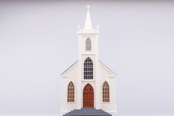 Saint Teresa of Avila, Church at Bodega, CA, wooden model kit