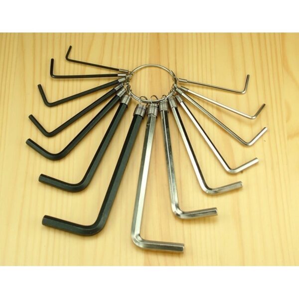 Hex key set in wallet (metric)