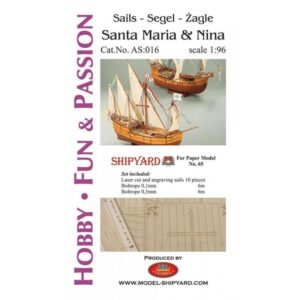 Sails Santa Maria and Nina