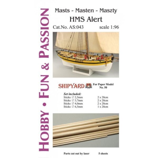 Mast Set for HMS Alert