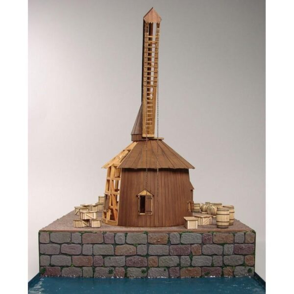 Holztretkran Am Hansehafen Stade 1661 1:72