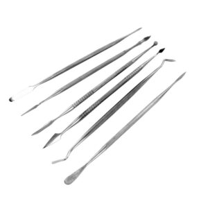 Set of 6 stainless steel carvers