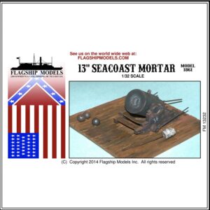 13 Inch Seacoast Mortar by Flagship Models