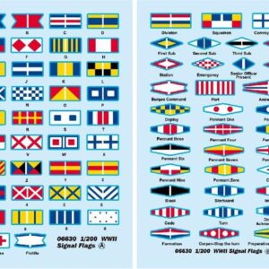WWII Signal Flags (1:200 Scale)