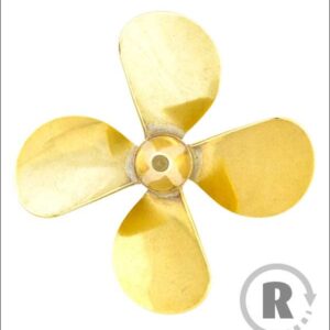 Brass Propeller 60-R-4BL-M5
