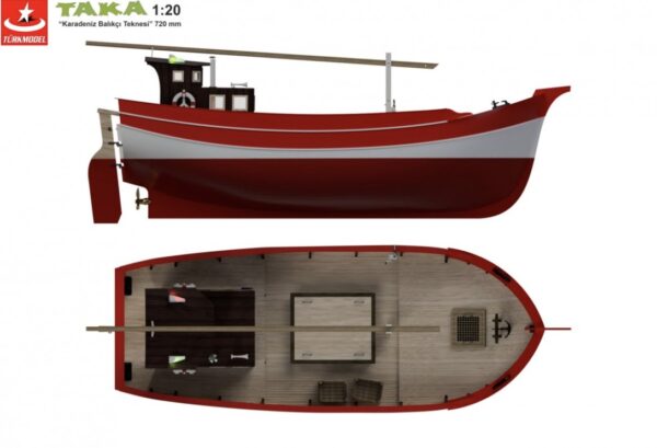 Taka Fishing Boat (RC Capable)