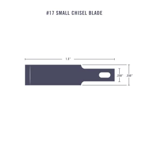 #17 Small Chisel Blades