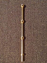 3 Hole Brass Stanchions – 10mm