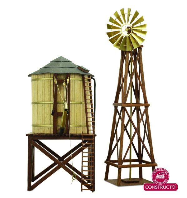 Water Tower and Mill by Constructo