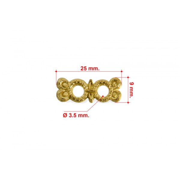 Decorative Double Rounds 25mm - Image 2