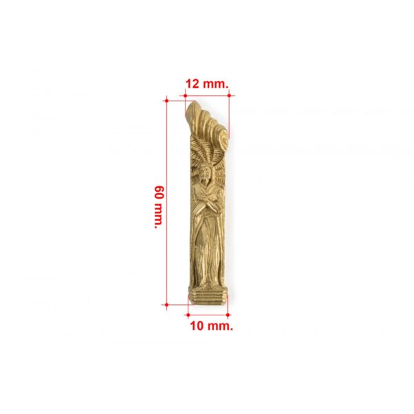 Brass Monk Column - Image 2