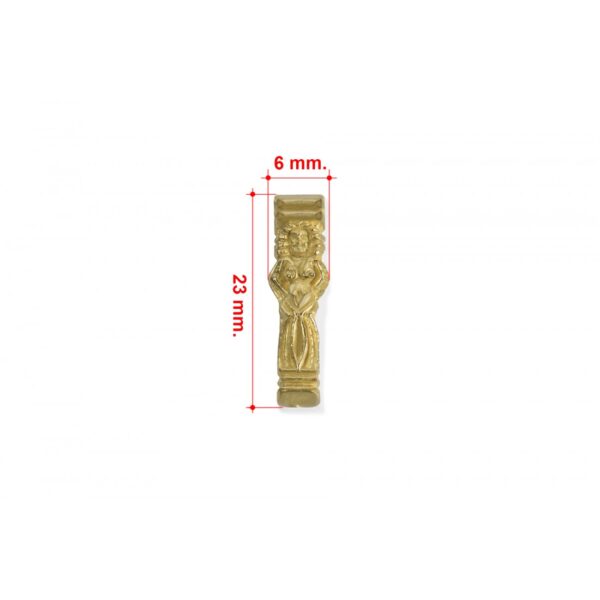 Brass Woman Masthead 23mm - Image 2