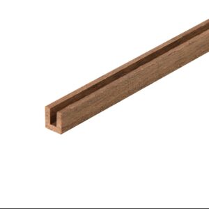 Walnut Profiles Section U 3x3mm