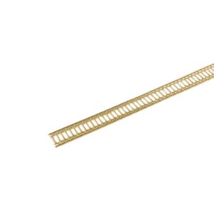 Ornate Trim Brass 12x250mm