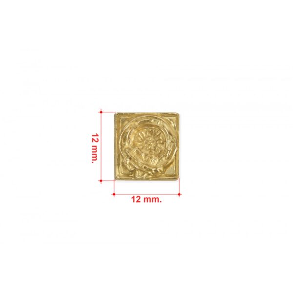 Circular Belt Tile Brass 12mm - Image 2