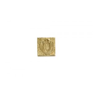 Feather Decoration Tile Brass 12mm