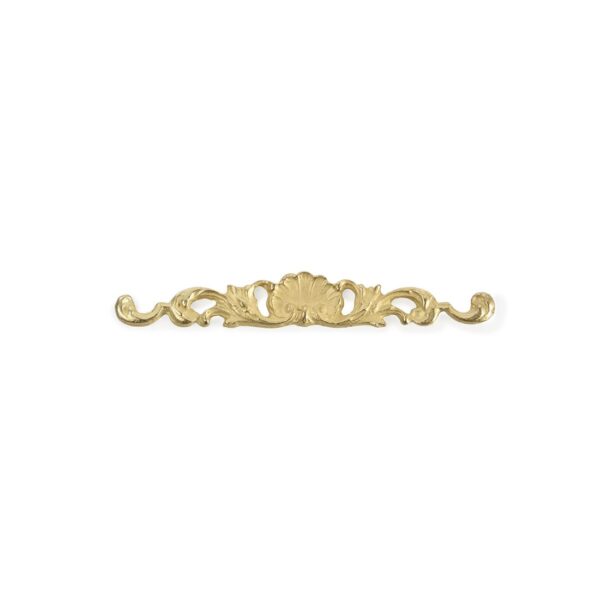 Clam Shell Trim Brass 70mm
