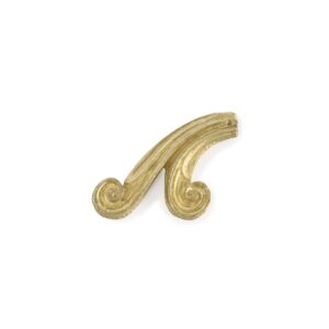 Ornate Swirl Strips Decoration Brass 20mm
