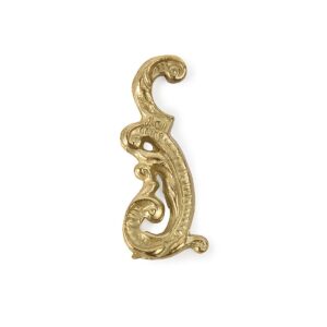 Swirl Decoration Singular Brass 22mm