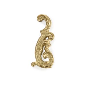 Swirl Decoration Singular Brass 22mm