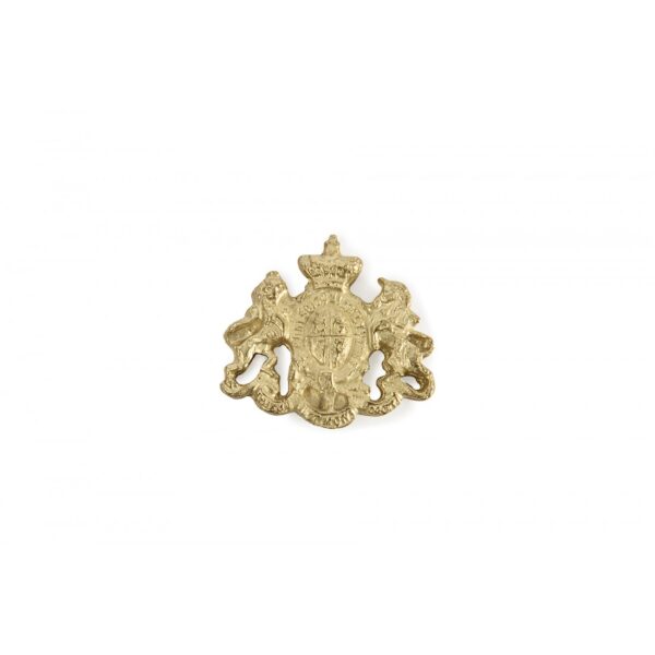 English Coat of Arms Brass 17mm