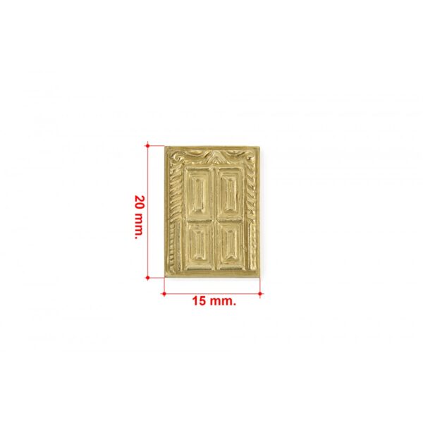 Ornate Door Brass 20mm - Image 2