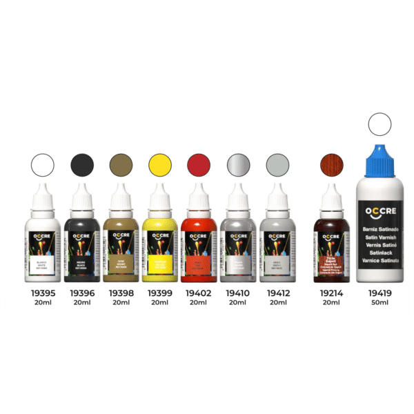 Acrylic Paint Pack for OcCre's Milan Tram