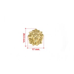 Lion Head Decoration 17×20.5mm