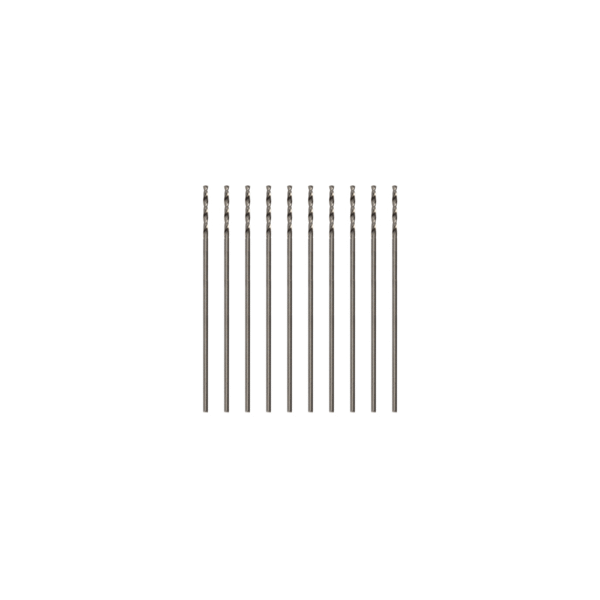 Modelcraft Precision HSS Drill Bits 0.8mm (Pack of 10)
