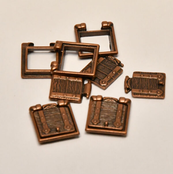 Gun Port With Flap 8x8mm