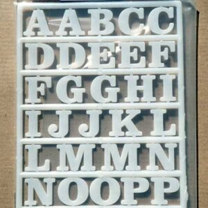 Letters and Numbers 13.5mm