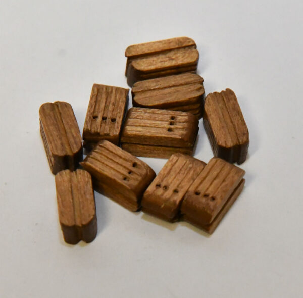 Walnut Triple Block 10mm