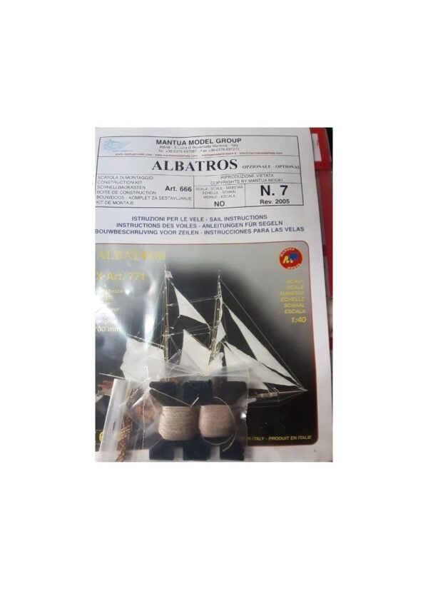 Albatros Rigging and Sail Set