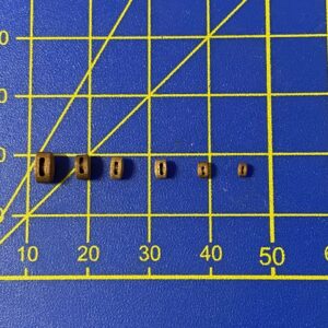 Realistic 2.5mm Single Blocks