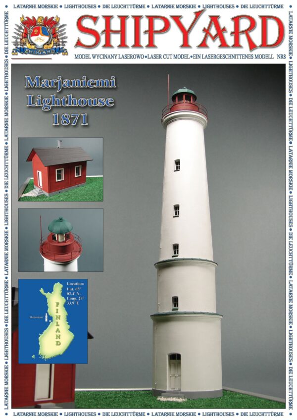 Marjaniemi Lighthouse 1:72 Scale by ShipYard