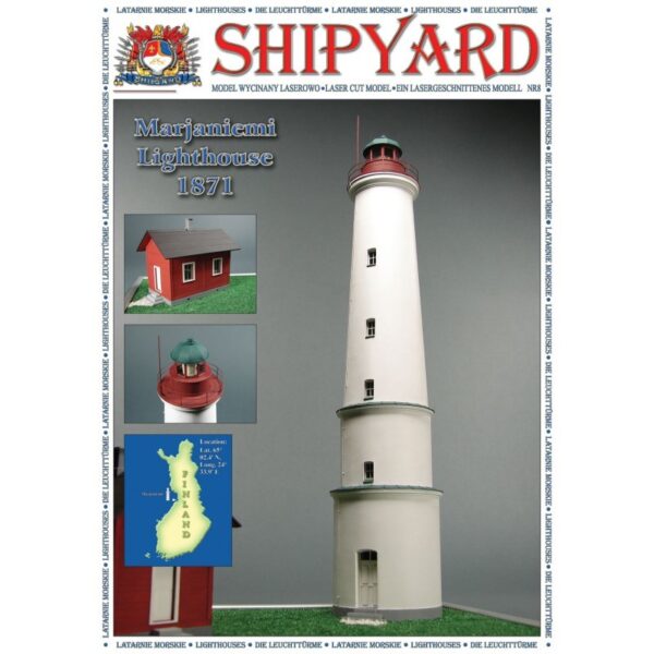 Marjaniemi Lighthouse HO Scale by ShipYard
