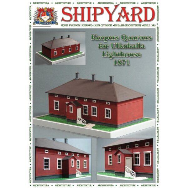 Keepers Quarters for Ulkokalla Lighthouse HO Scale by ShipYard