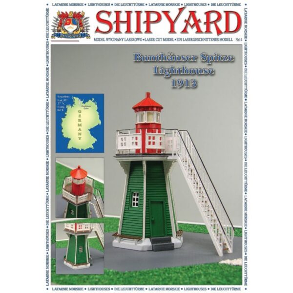 Bunthäuser Spitze Lighthouse HO Scale by ShipYard